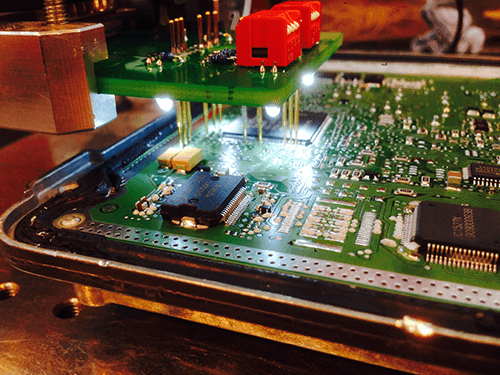 Ommappning av styrenhet Ommappning av ecu