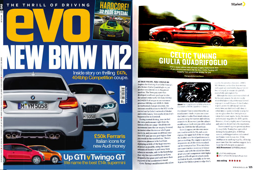 EVO Magazine Celtic Tuning juni 2018'