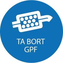 Där det är tillämpligt kan vi stänga av programvaran, funktionaliteten och övervakningen för bensinpartikelfiltret så att det kan tas bort från fordonet.